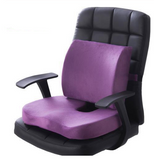 Coussin d'assise original + dossier, anti-hémorroïdes et douleurs lombaires