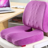 Coussin hémorroïdes + dossier massant vertébrale