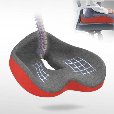 Coussin + dossier top confort | Hémorroïdes, coccyx et lombaires