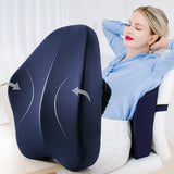 Coussin hémorroïdes + dossier support lombaire premium