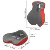 Coussin + dossier top confort | Hémorroïdes, coccyx et lombaires