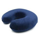 coussin cervical bleu