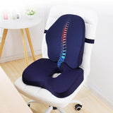 Coussin hémorroïdes + dossier support lombaire premium