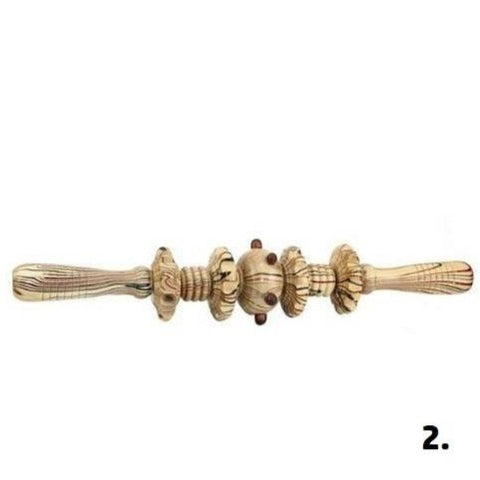 rouleau de massage en bois